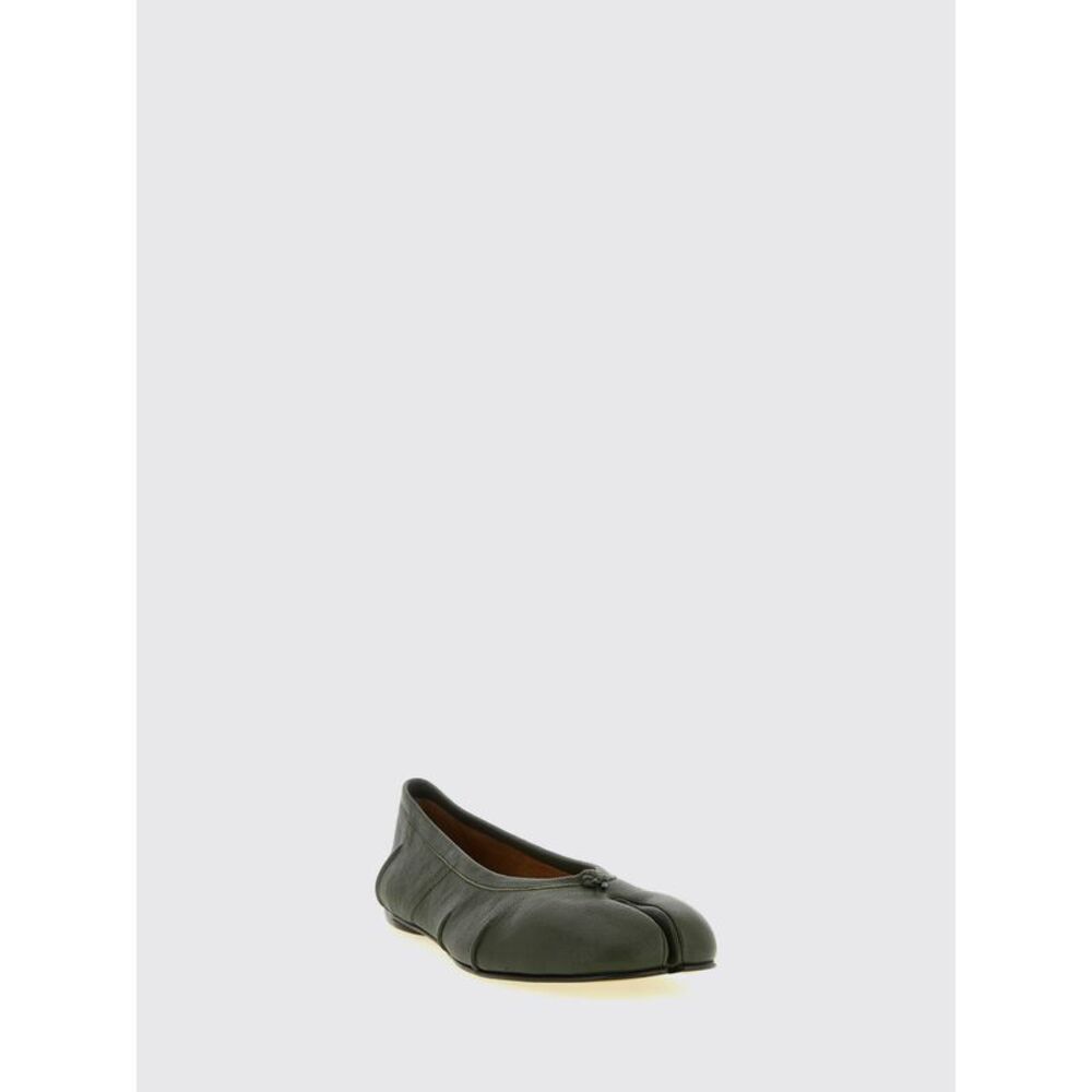 Maison Margiela Women Maison Margiela Tabi Split-Toe Lambskin Ballet Flats - Picture 2 of 4